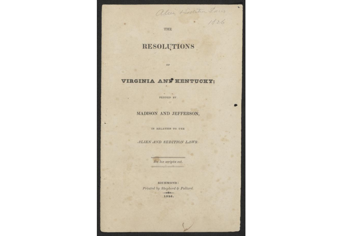 The Kentucky Resolution cover image